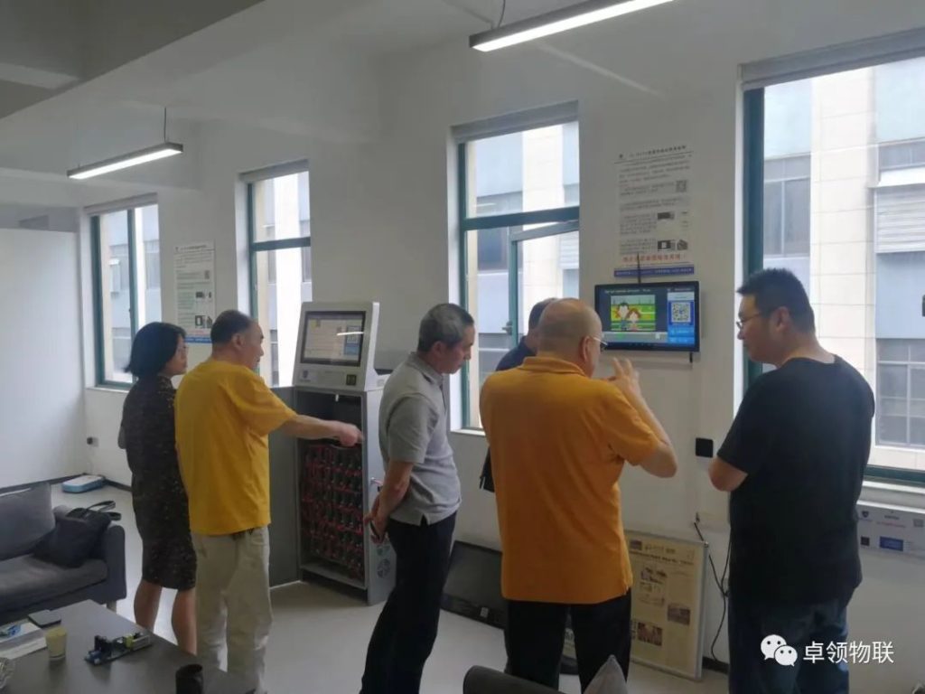 浙江省消防协会领导莅临卓领物联考察调研